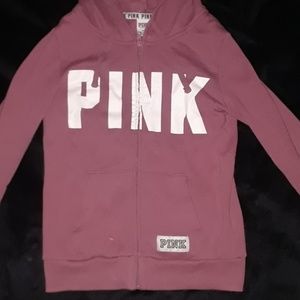 Victoria's Secret PINK zip up hoodie size xs